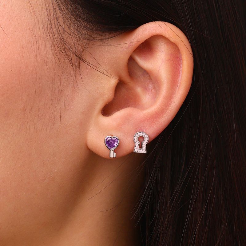 Pendientes de Llave Amor Borde