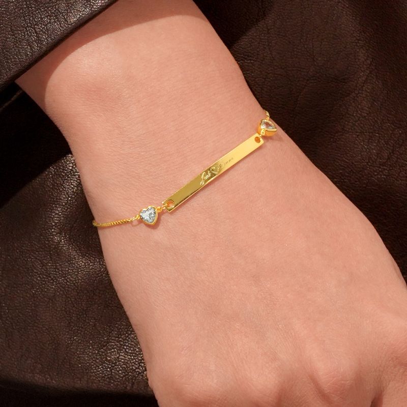 Pulsera de Barra Grabable para Regalo de Navidad