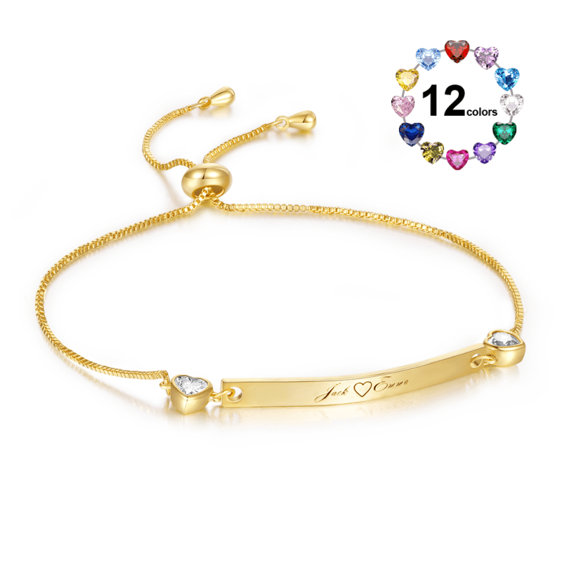 Pulsera de Barra Grabable para Regalo de Navidad