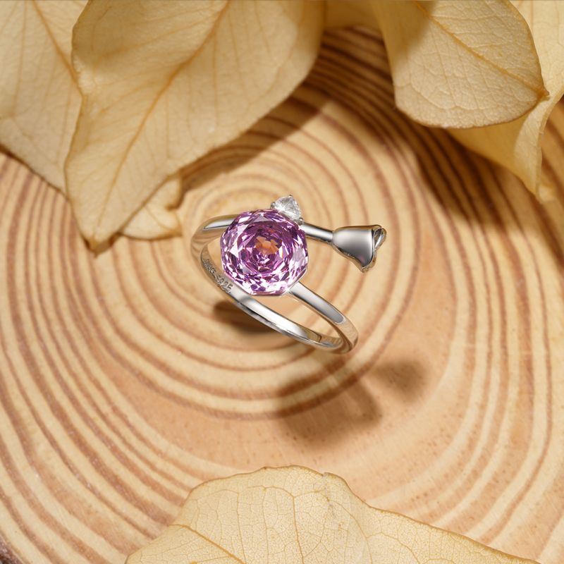 Anillo Rosa Promesa