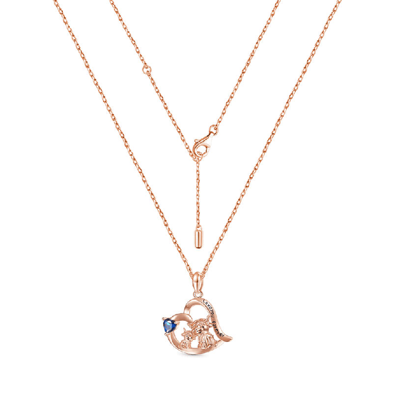 Collar Vaca Highland Corazón Piedra de Nacimiento