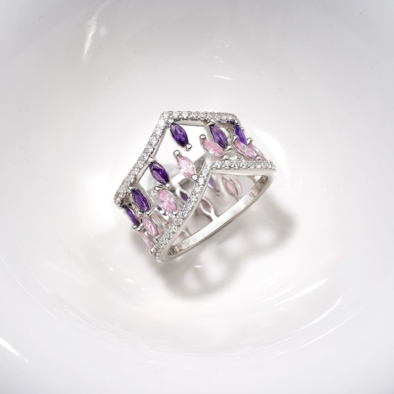 Fancy Multi-Stone Stackable Rings