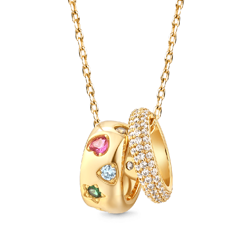 Collar Vintage Fantasía Color Mixto