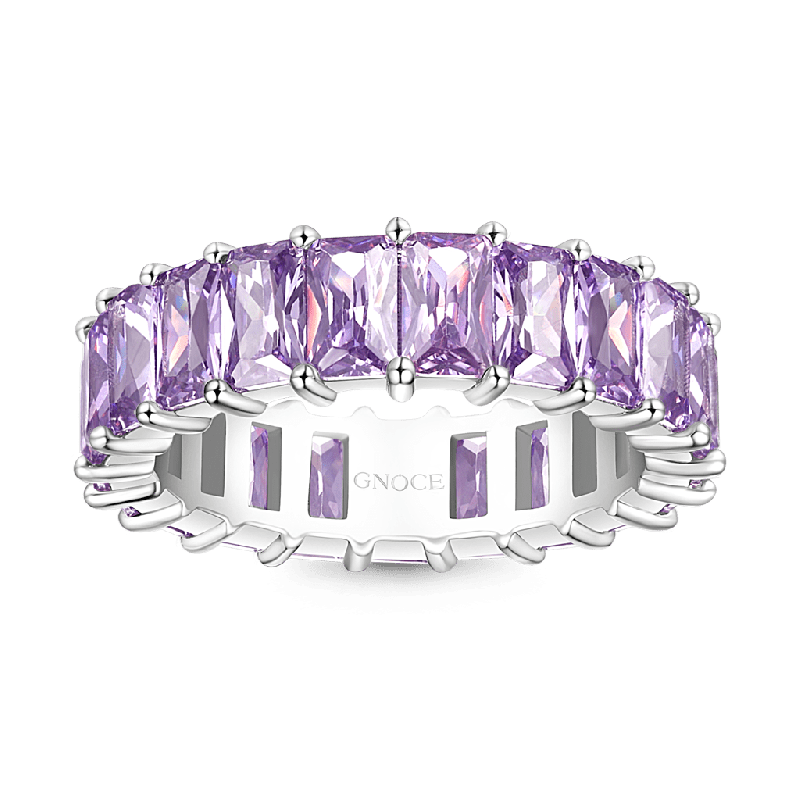 Anillo Eternidad Corte Baguette