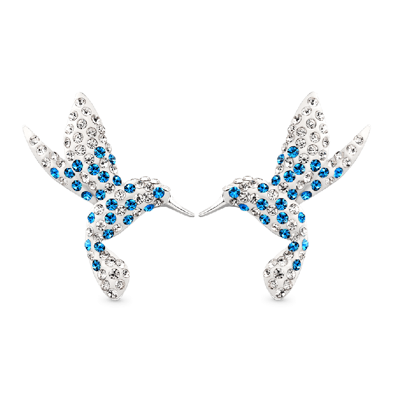 Pendientes Colibrí Azul
