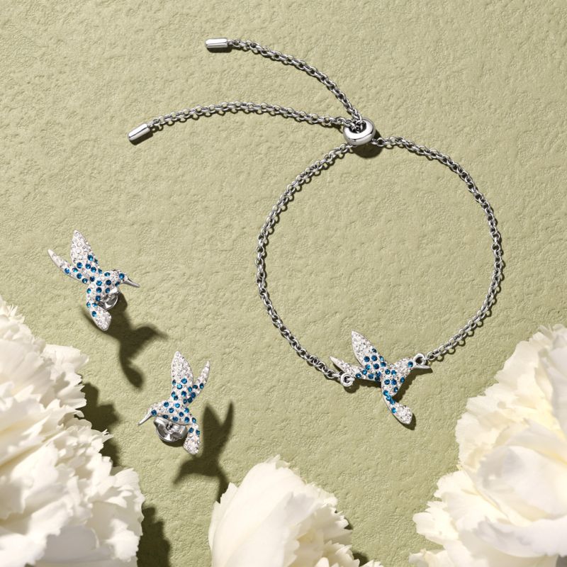 Pendientes Colibrí Azul