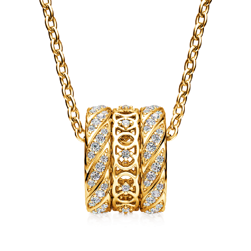 Collar De Tambor De Amor Entrelazado