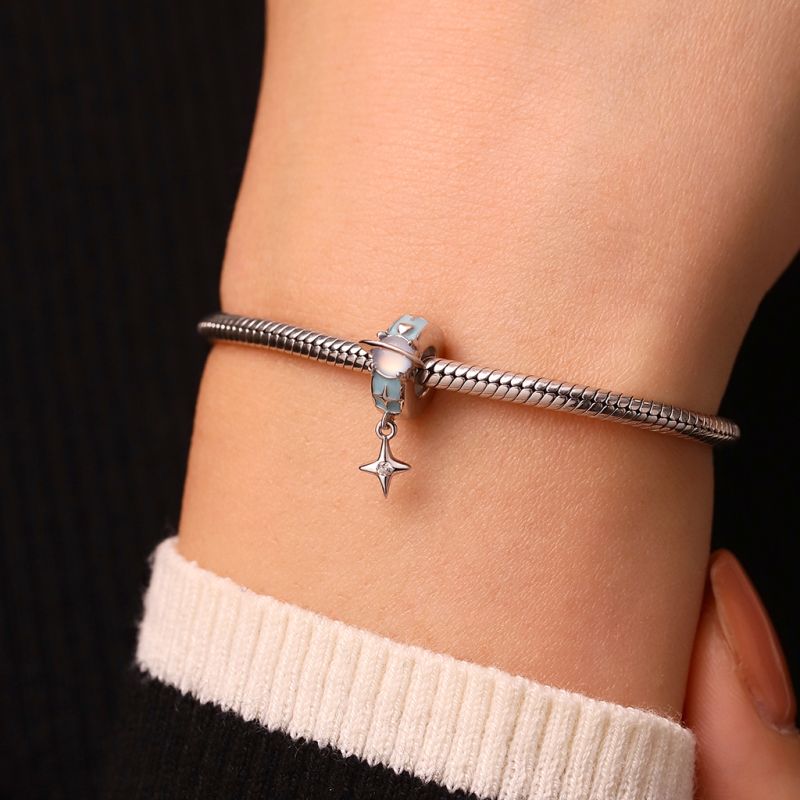 Charm de Clip Estrella del Planeta Azul