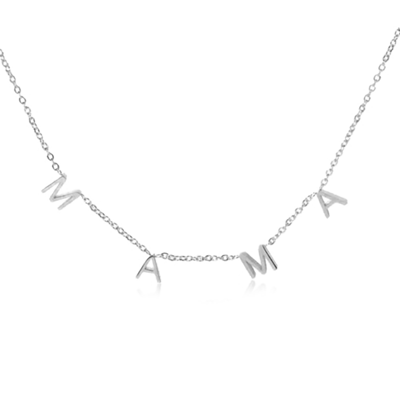 Collar de Letras Pavé MAMA