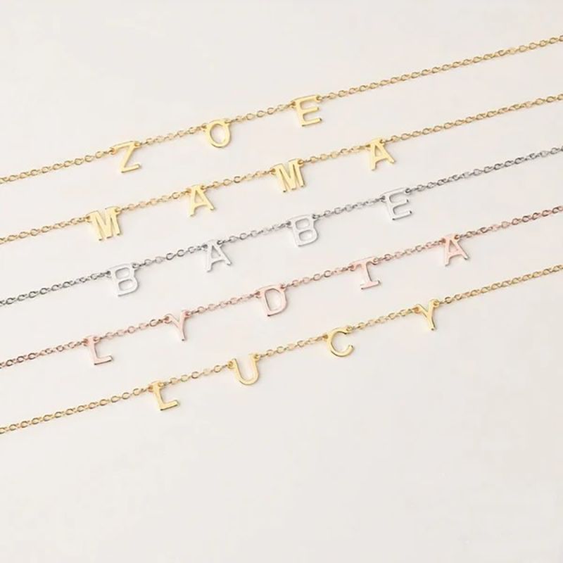 Collar de Letras Pavé MAMA