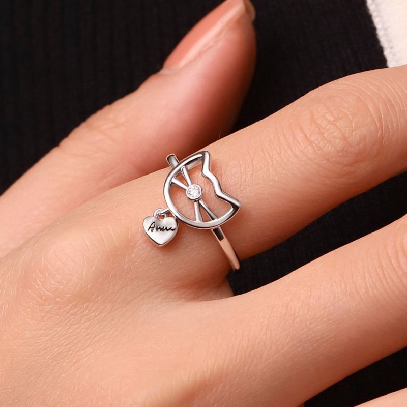 Anillo Personalizado de Gato