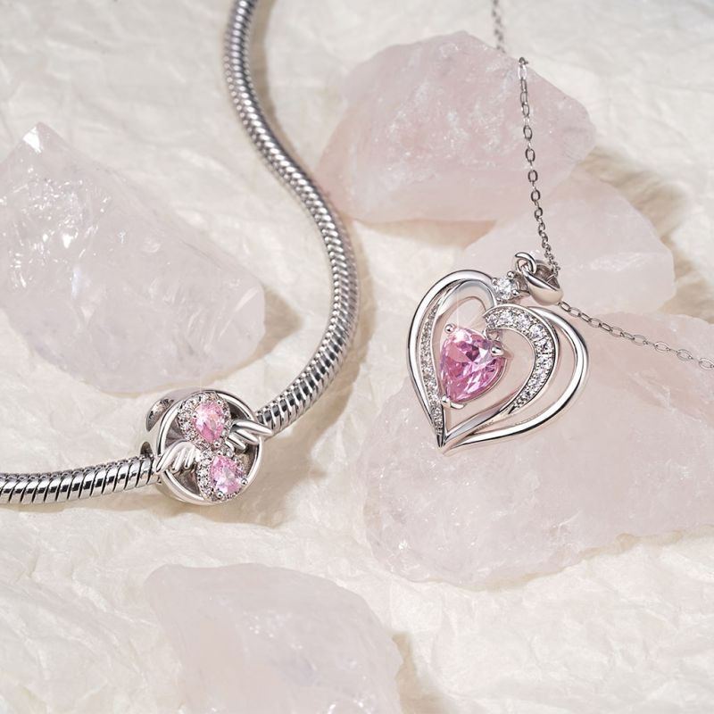 Collar de Nacimiento de Corazón de Amor Eterno