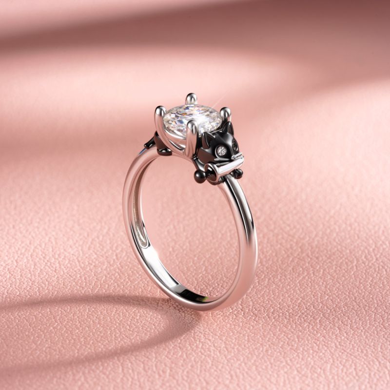 Anillo Gato Negro