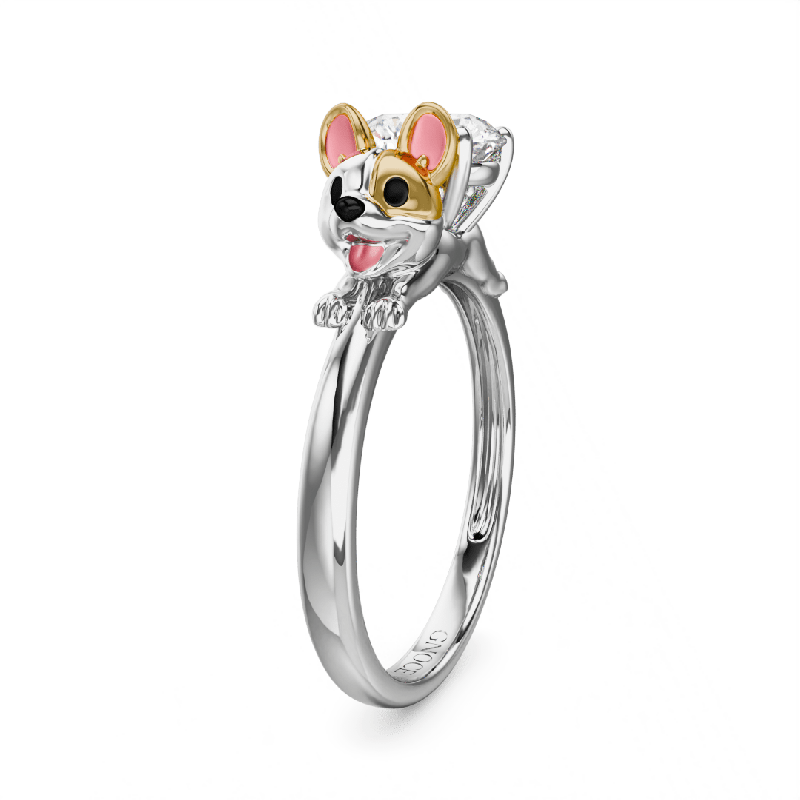 Anillo Perro Corgi