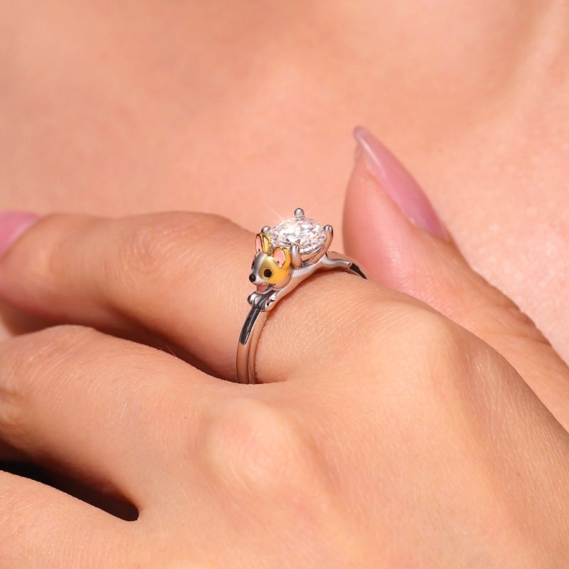 Anillo Perro Corgi