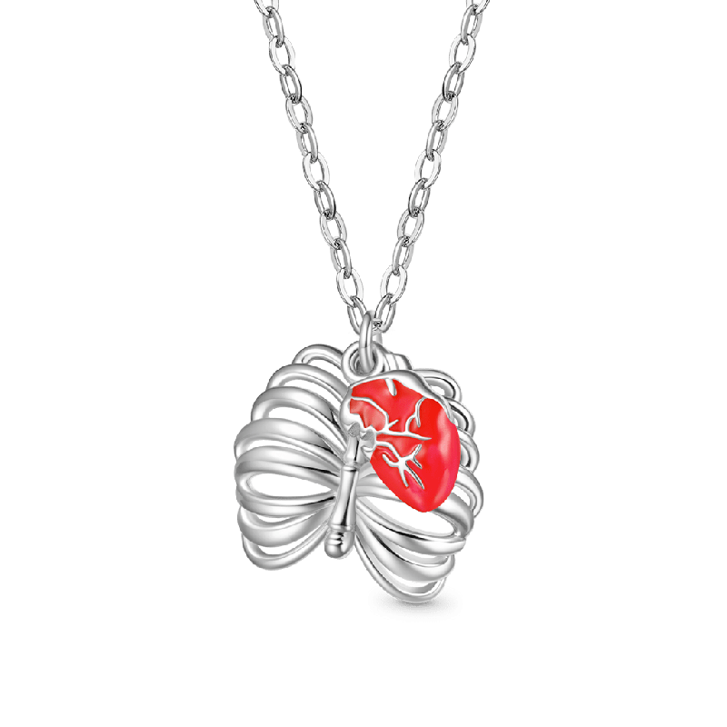 Collar Corazón de Calavera