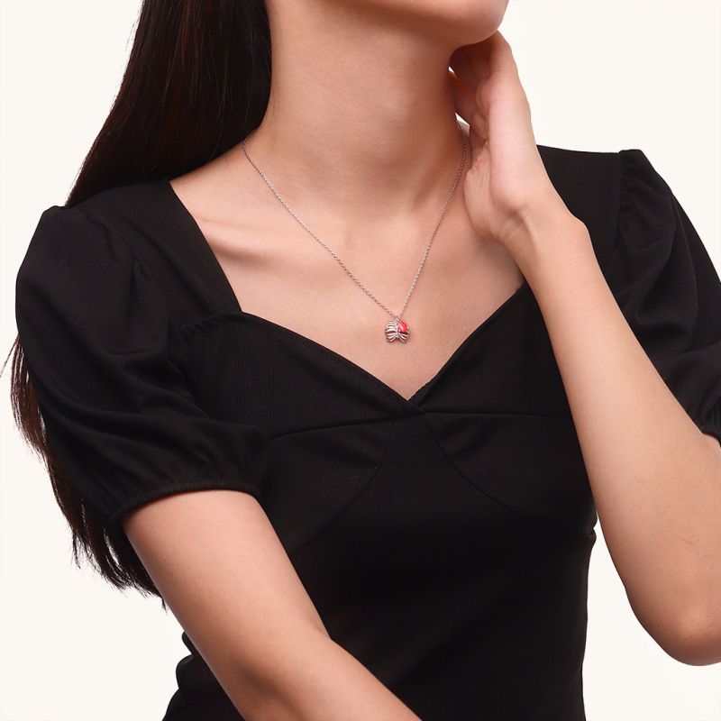 Collar Corazón de Calavera