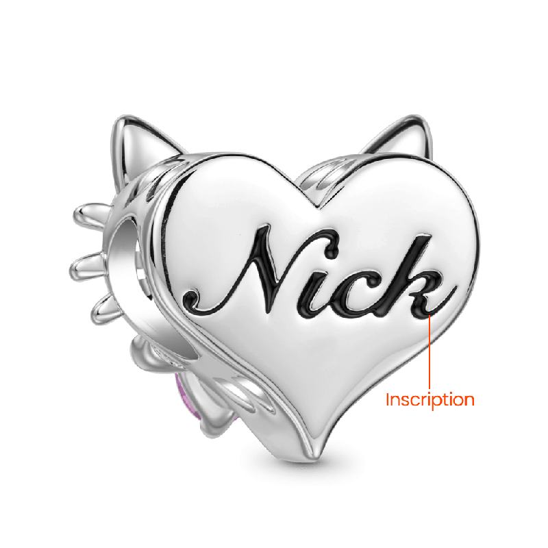 Charm Gato Mascota Grabable