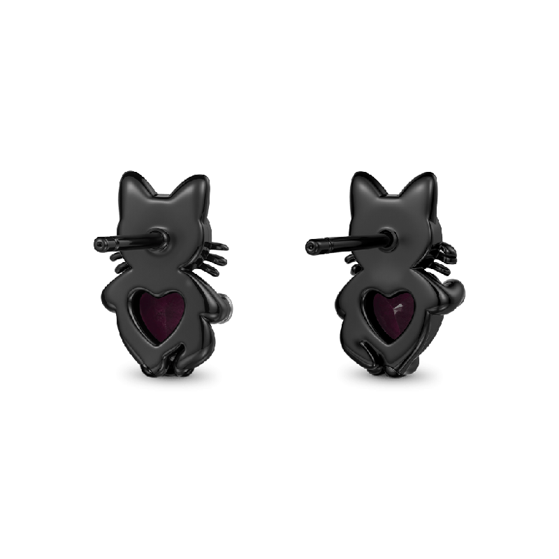 Pendientes Gato Negro