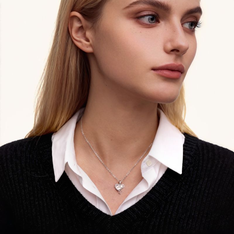 Collar Corazón de Piedra de Nacimiento