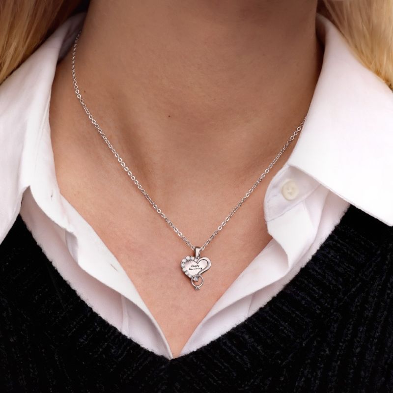 Collar Corazón de Piedra de Nacimiento