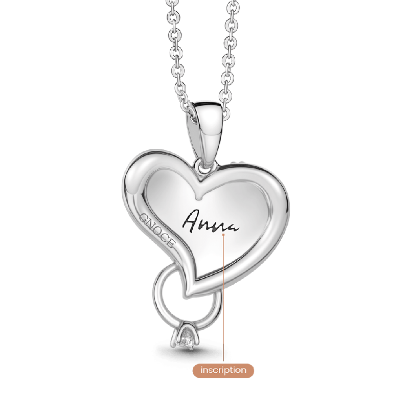 Collar Corazón de Piedra de Nacimiento