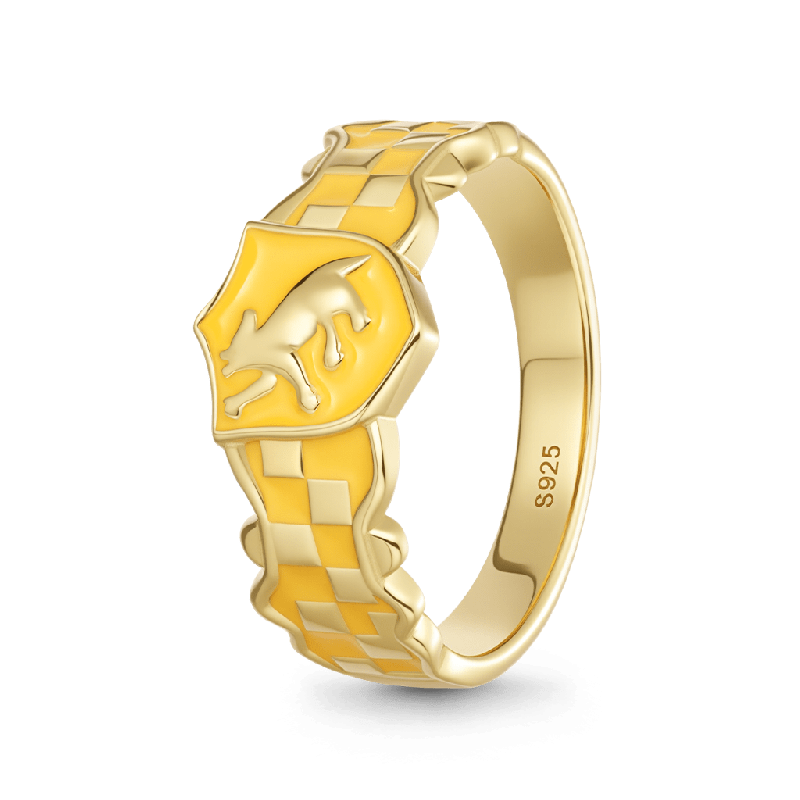 Anillo Banda Tejón Hufflepuff