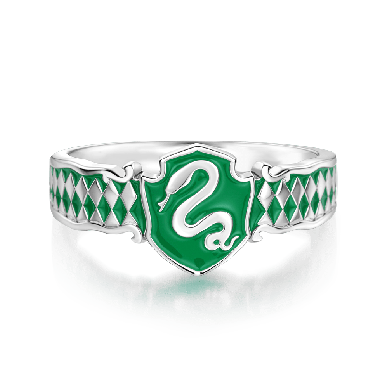 Anillo Banda Serpiente Slytherin