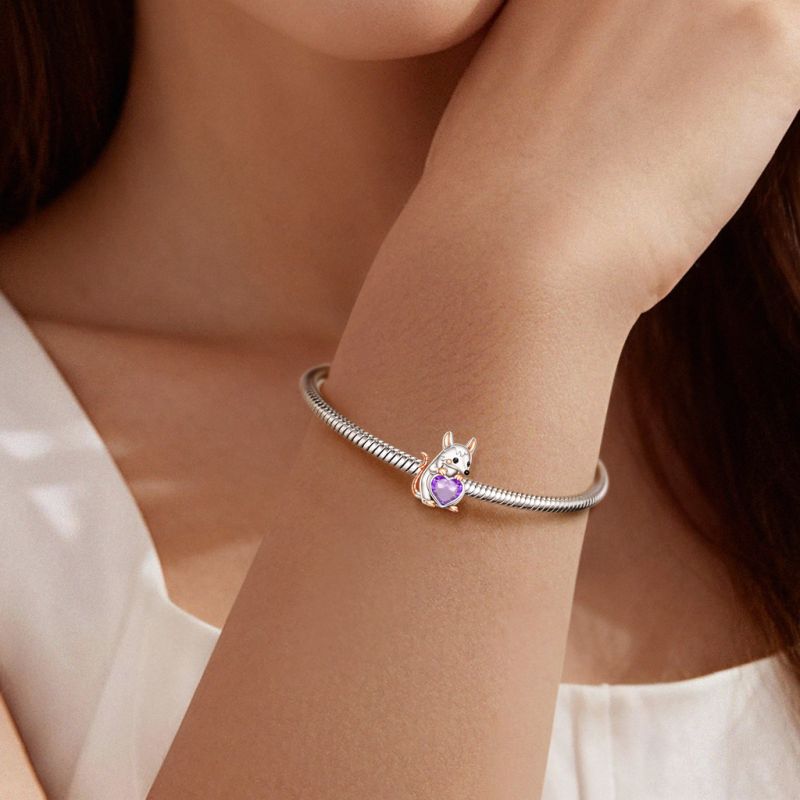 Charm Zarigüeya de Piedra de Nacimiento
