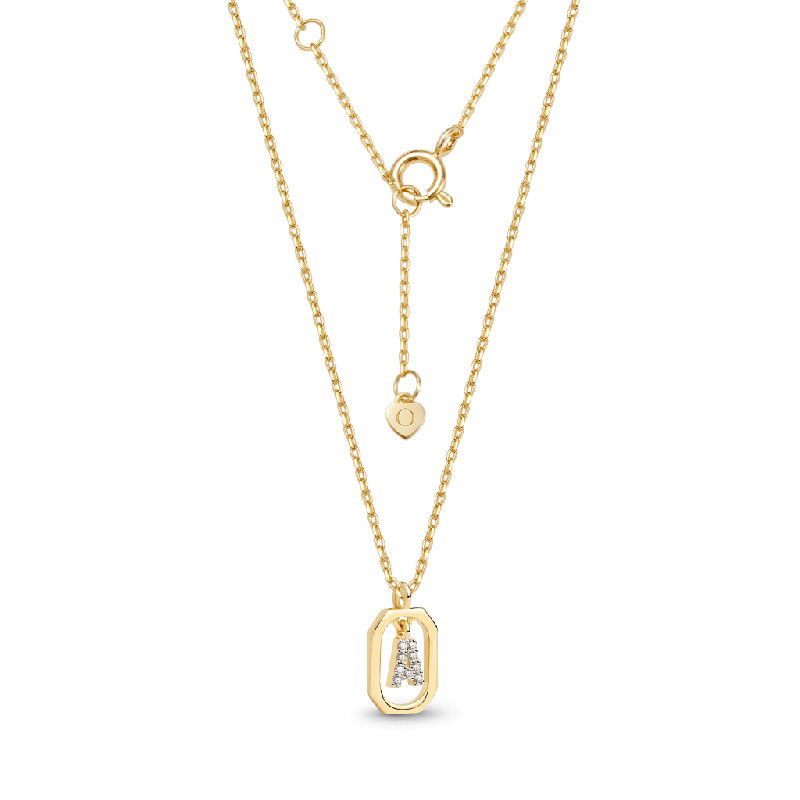 Collar Marco Inicial Flotante