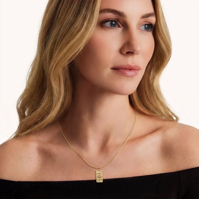 Collar Carta Tarot El Sol