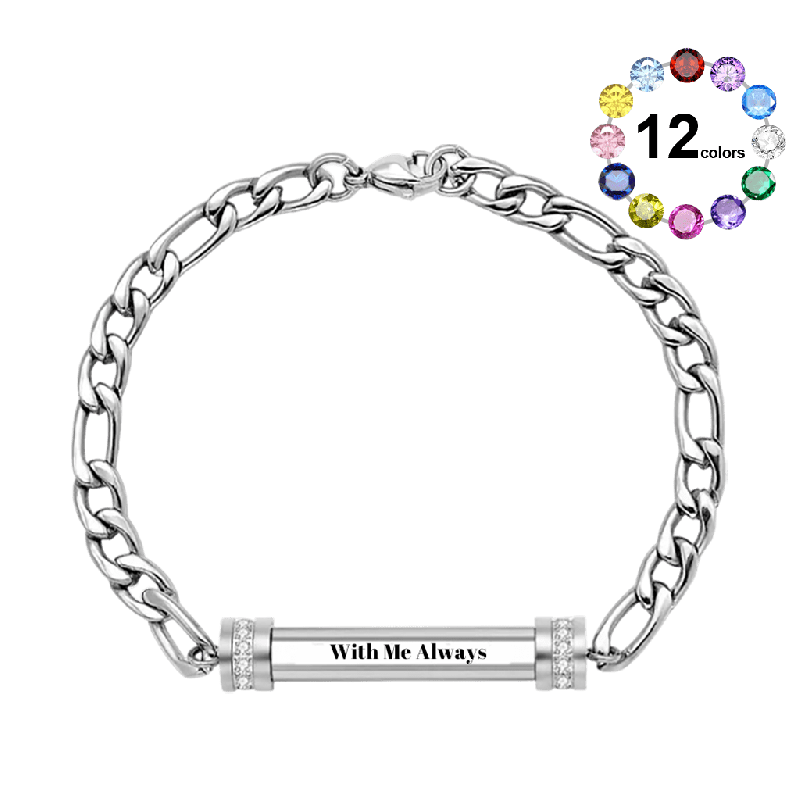 Pulsera Cadena Fígaro Grabada