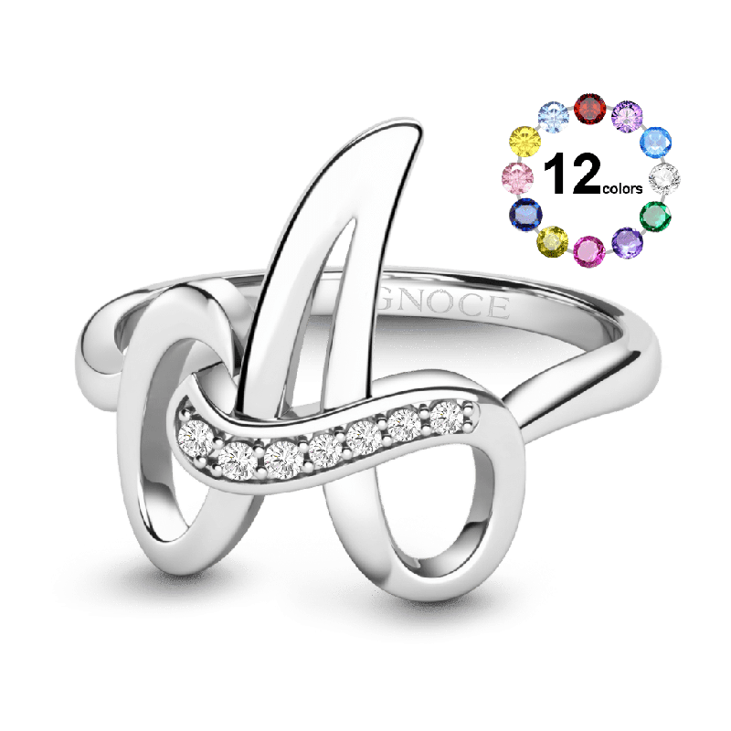 Anillo Letra Personalizada