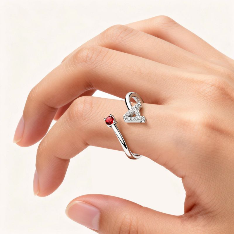 Anillo Letra Personalizada