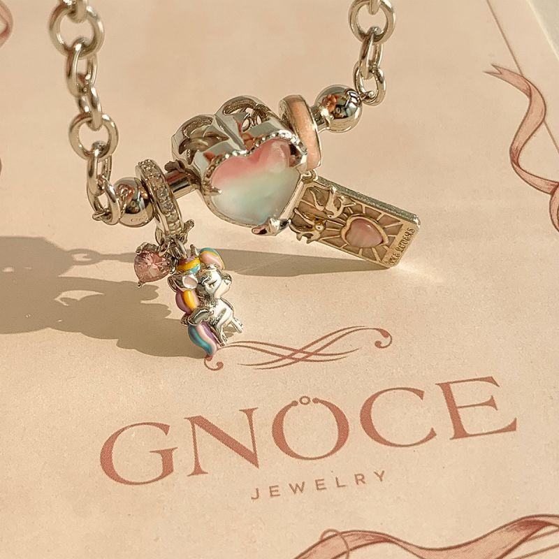 Set Pulsera Charm Tarot El Corazón