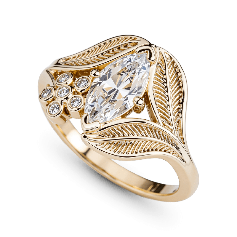 Anillo Compromiso Corte Marquesa
