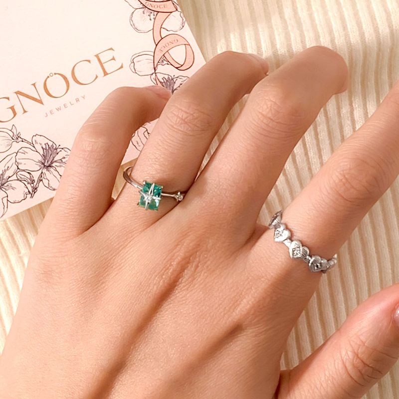 Set Anillo Corazón