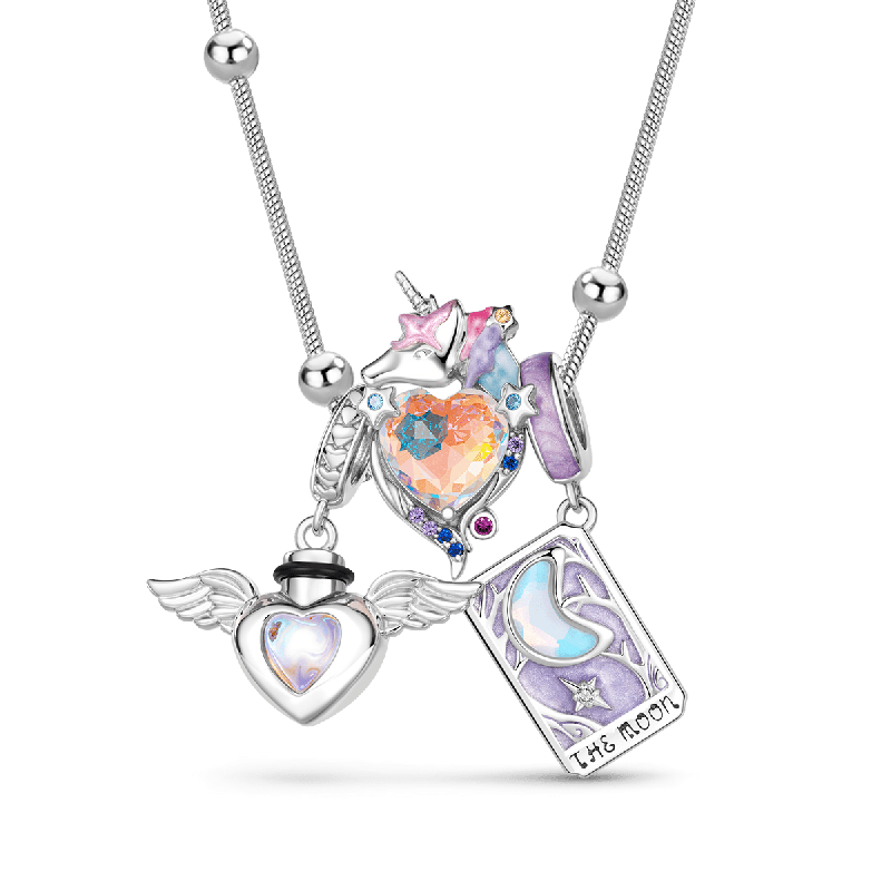 Collar Set Tarot La Luna