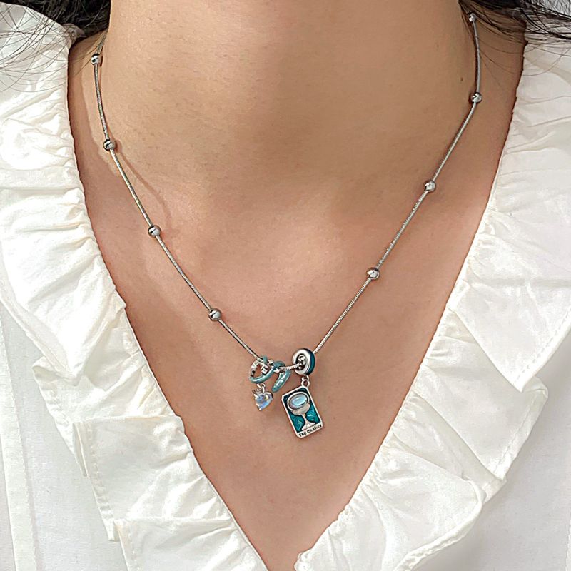 Collar Set Tarot El Cáliz