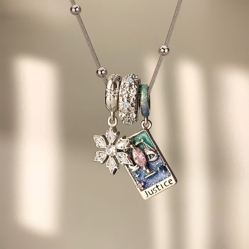 Collar Set Tarot La Justicia