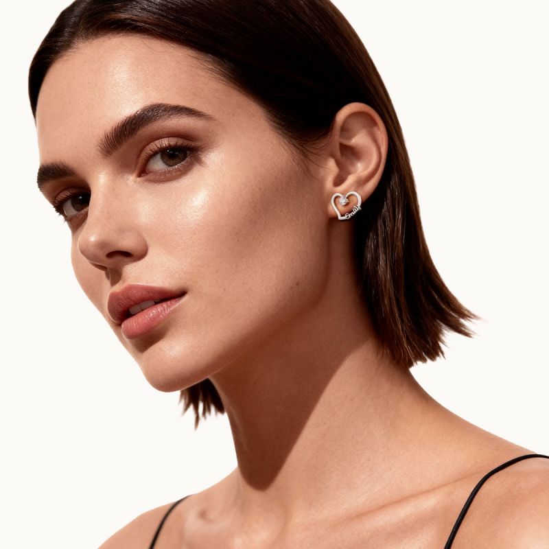 Pendientes Nombre Personalizado