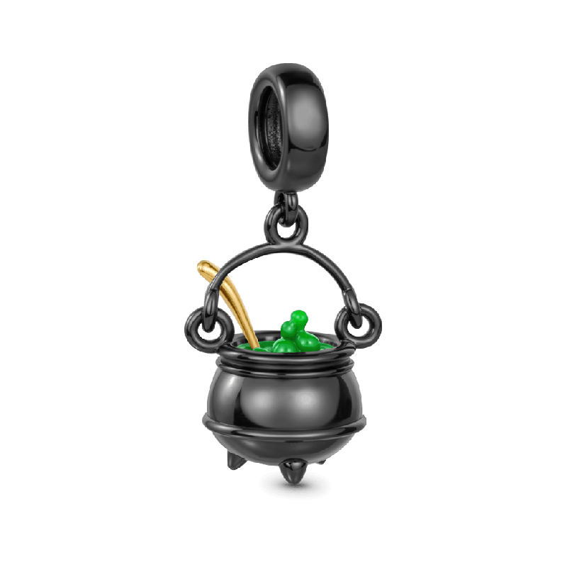 Amuleto colgante de olla de mago
