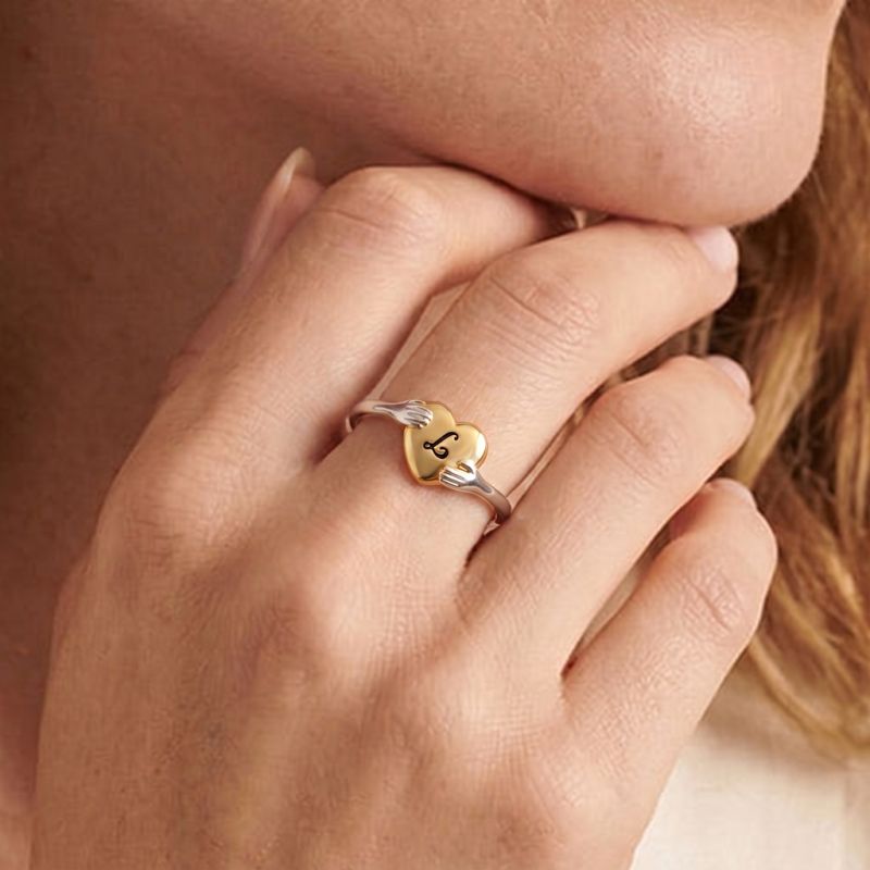 Anillo grabable «Embrace Your Heart»