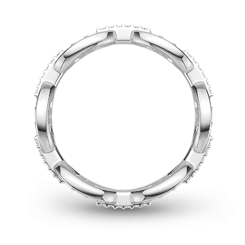 Anillo geométrico entrelazado