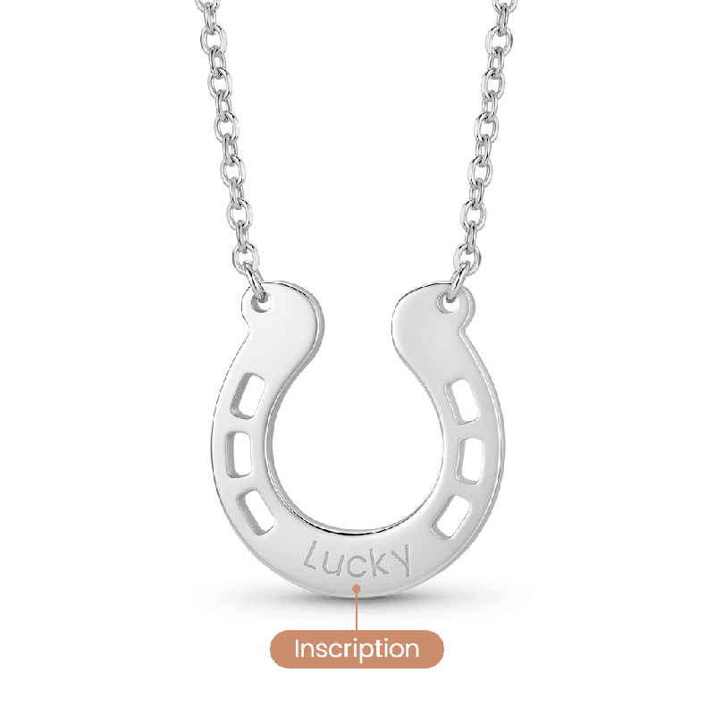 Collar de herradura grabable