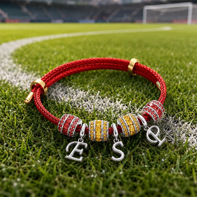 Pulsera de dijes para aficionados al fútbol ESP
