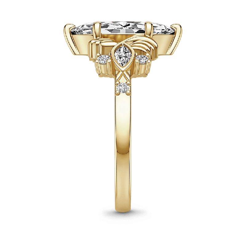 Anillo Compromiso Corte Marquesa