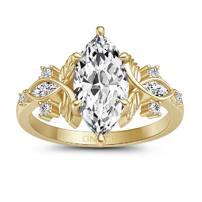 Anillo Compromiso Corte Marquesa