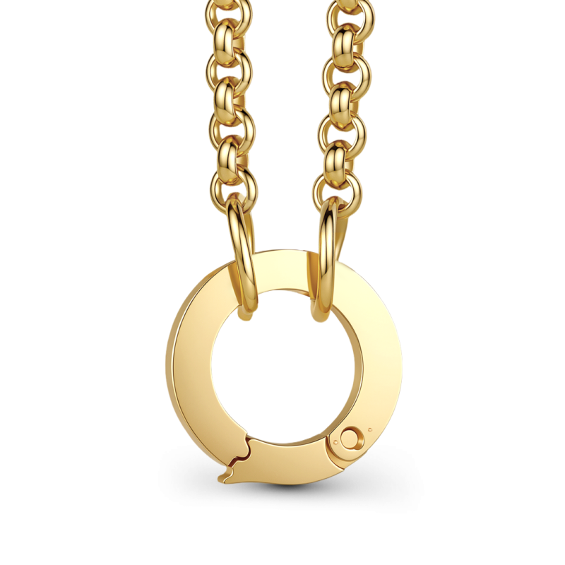 Collar con cierre circular
