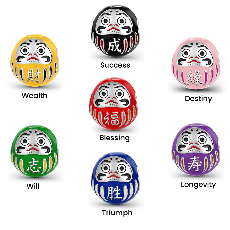 Charm Daruma Japonés